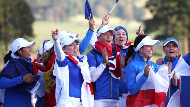 Bronte-Law-and-Suzann-Pettersen-Golf-Solheim-Cup