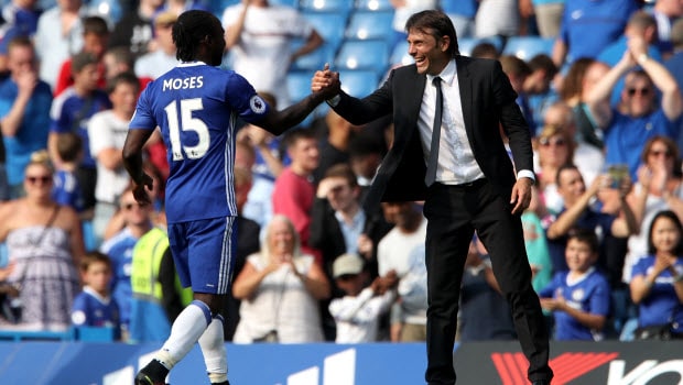 Victor Moses - Antonio Conte - Chelsea - Victor Moses set to link up with Conte again - Football