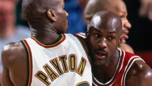 NBA Finals Archive — Gary Payton and Michael Jordan 1996 NBA Finals