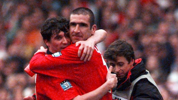 Eric Cantona and Roy Keane Man united EPL