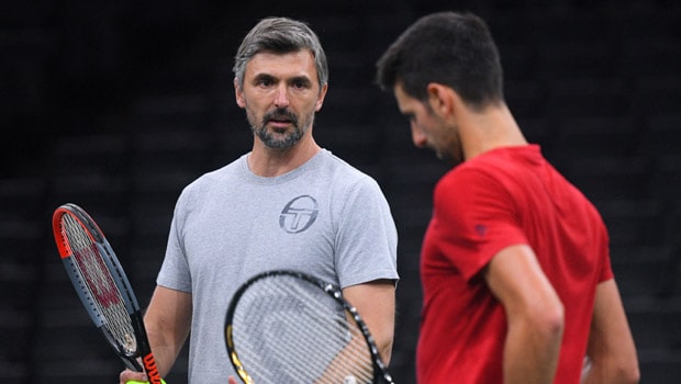Goran Ivanisevic and Novak Djokovic