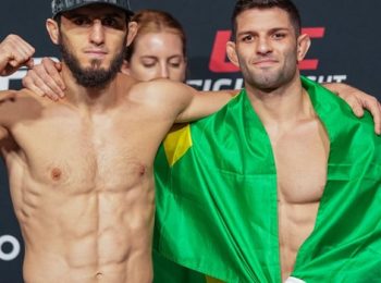 Islam Makhachev Submits Thiago Moises in Fourth Round at UFC Vegas 31