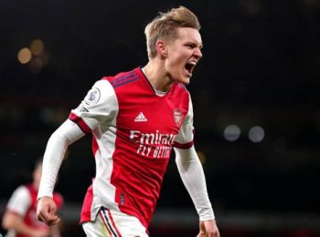 Paul Scholes not sure whether Martin Odegaard’s flick was intentional as Arsenal defeated Watford