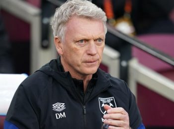 Moyes disappointed with West Ham United’s first leg loss to Frankfurt