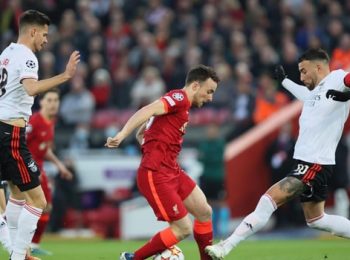 Jota Reveals Liverpool’s Complacency in 3-3 Draw with Benfica