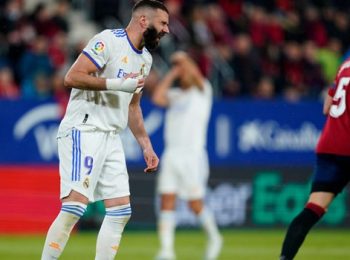 Real Madrid beats Osasuna to move closer to La Liga title