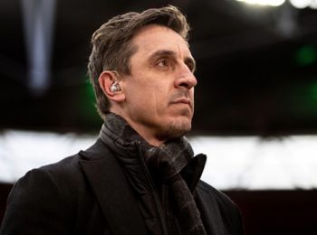Gary Neville highlights how Arsenal’s inexperienced squad struggles to keep up with the pressure
