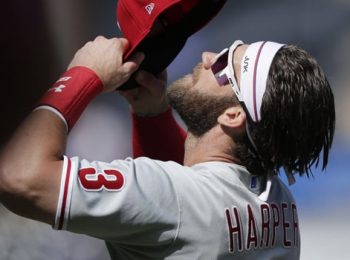 Philadelphia Phillies Star Bryce Harper Fractures Left Thumb Against the San Diego Padres