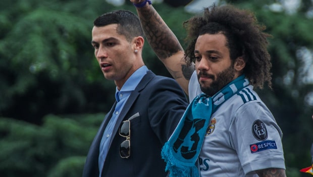 Cristiano Ronaldo and Marcelo