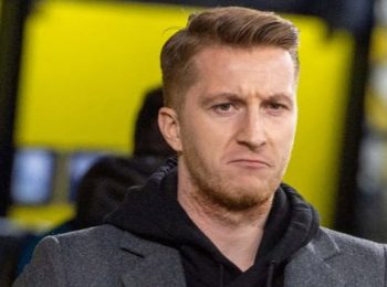 Marco Reus reacts to Dortmund’s UCL group stage draws